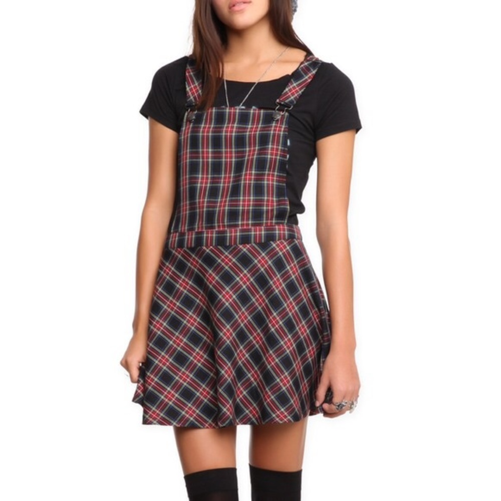 💌 Plaid Overall Dress 💌